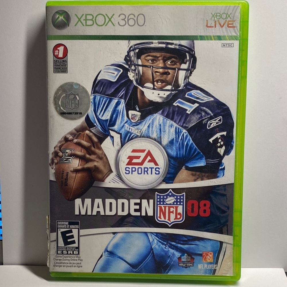 🤑3/$15🤑 Madden NFL 08 Xbox 360 Game Green Edition